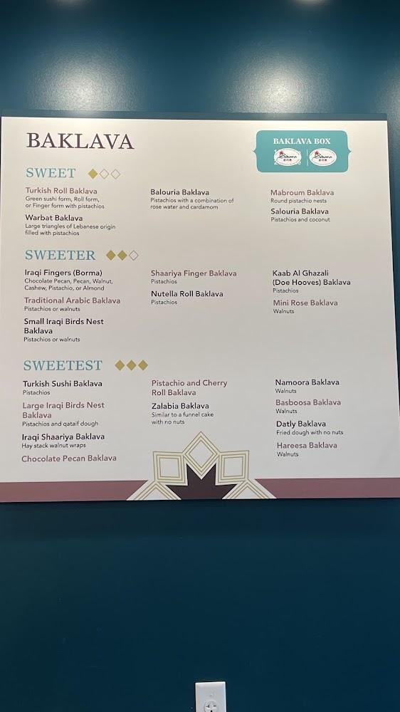 Sedara Sweets & Ice Cream Menu image 2